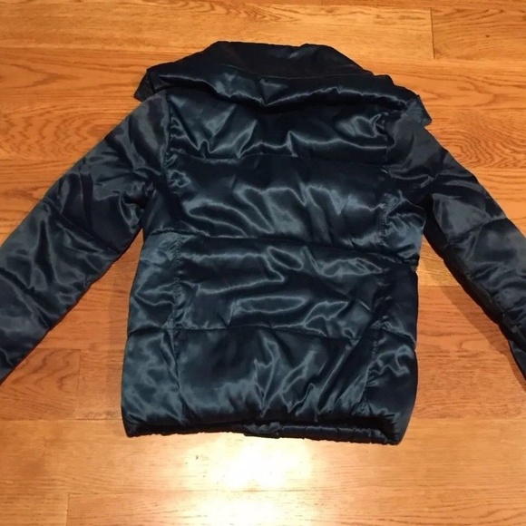 old navy teal winter puffer jacket coat ❄️ xs - Picture 2 of 7